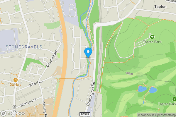 Map location for Laver Drive, Chesterfield, Derbyshire, S41 7WA