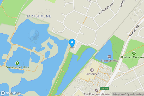 Map location for 32 Anderby Close, Lincoln, LN6 0BN