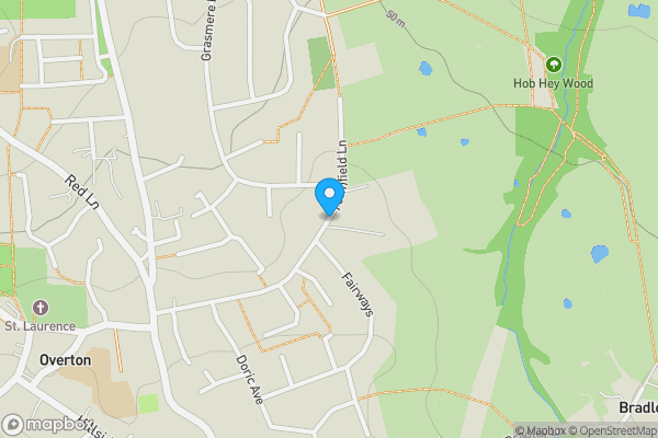 Map location for Townfield Lane, Frodsham, UK