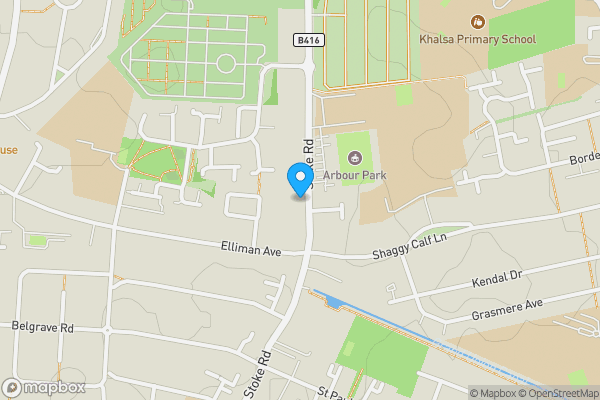 Map location for 193 Stoke Road, Slough, Berkshire, SL2 5AX