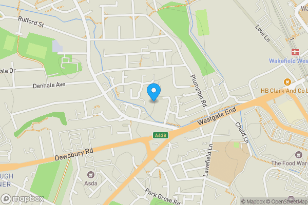 Map location for Former Warburtons Bakery Site, Alverthorpe Road/ Westgate End, Wakefield , WF2 9NJ