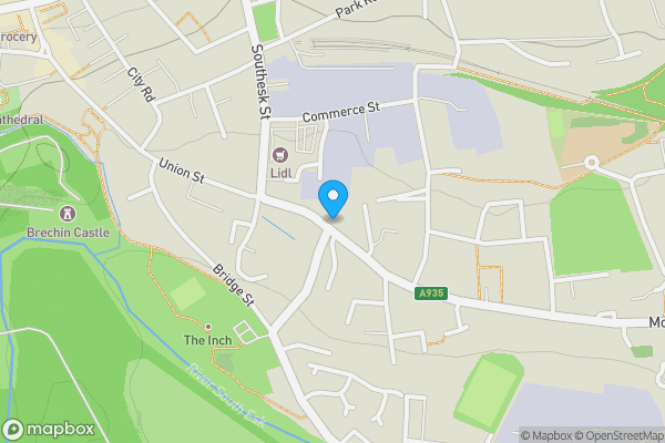 Map location for 29 Montrose Street, Brechin, DD9 7BX