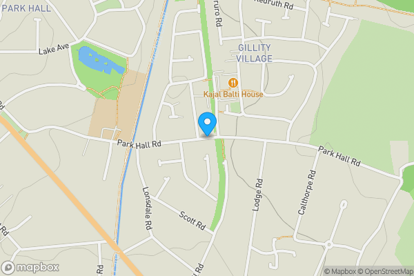 Map location for Walsall, Park Hall Road, Walsall, WS5 3ED