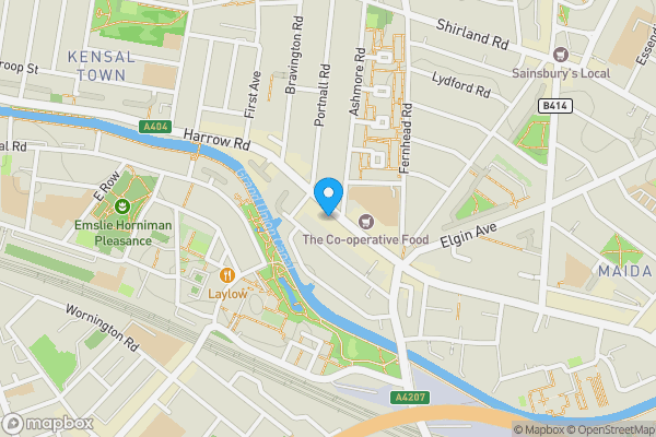 Map location for 395 Harrow Road, Maida Hill, London, W9 3NF
