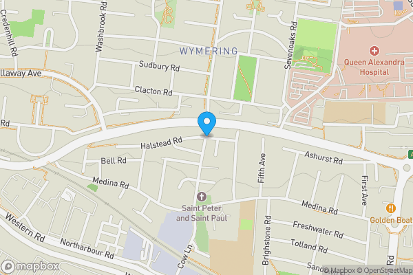 Map location for Herne Road, Portsmouth, Hampshire, PO6 3PB