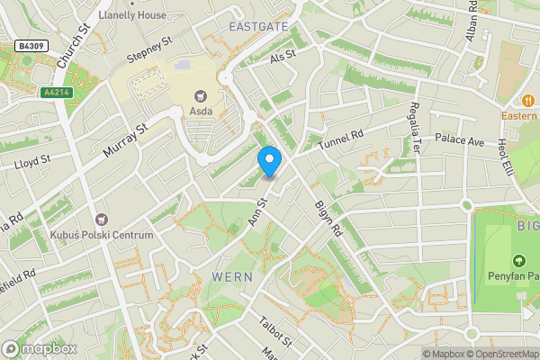 Map location for Calfaria Chapel, Ann Street, Llanelli, SA15 1TD