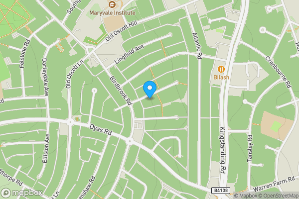 Map location for 19 Corbridge Avenue, Great Barr, Birmingham, B44 9UG
