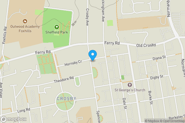 Map location for 110 Spencer Avenue, Scunthorpe, Lincolnshire DN15 7SB