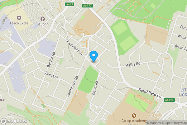 Map location for 210, Southfield Lane Bradford, BD7 3NQ