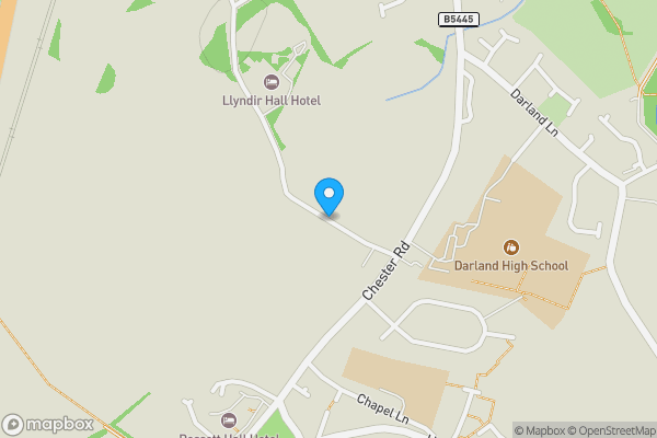 Map location for Broad Oak Farm, Burton, Llyndir Lane, Rossett, Wrexham, Wrexham, LL12 0AU