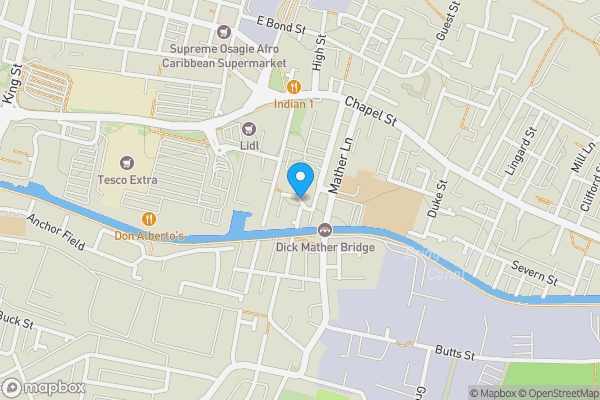 Map location for Redwater House, Brunswick Street, Leigh, Lancashire, WN7 2PL