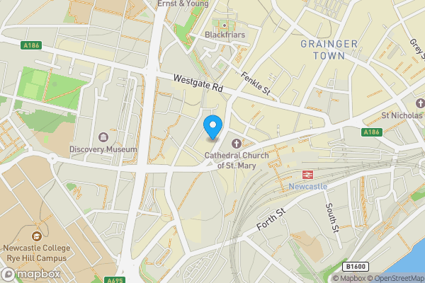 Map location for 34B Clayton Street West, Newcastle upon Tyne, Tyne and Wear, NE1 5DZ