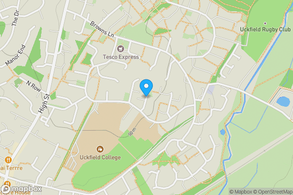 Map location for Sycamore Court, Uckfield, TN22 1TY