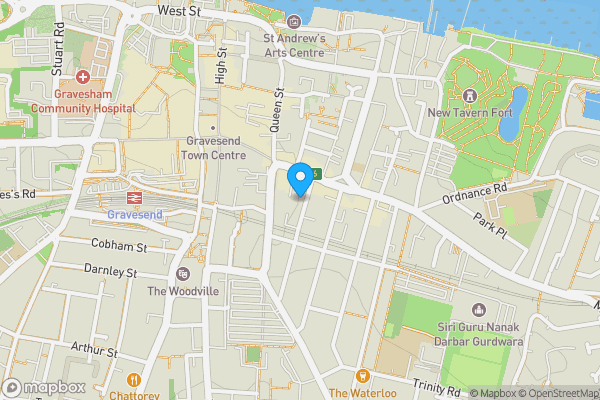 Map location for 6A Edwin Street, Gravesend, Kent, DA12 1EH