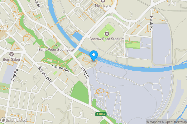 Map location for 22 Priory View, Paper Mill Yard, Norwich, Norfolk NR1 2GA