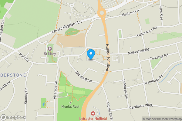 Map location for Hotoft Road, LEICESTER, Leicestershire, LE5 1EG