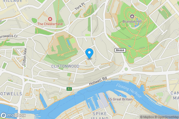 Map location for Flat 14, Clifton Wood Court Clifton Wood Road, Cliftonwood, BS8 4UL