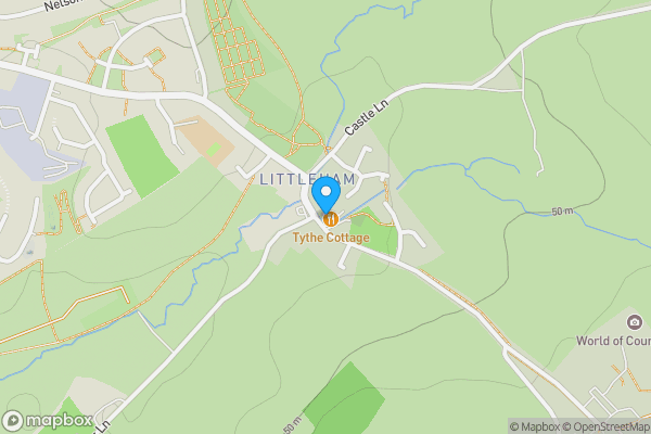 Map location for Tythe Cottage Tea Rooms, Littleham Village, Littleham, Exmouth, Devon EX8 2RQ