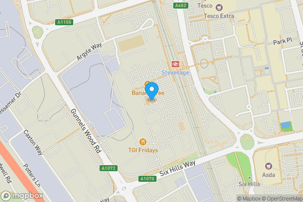 Map location for Kingsway Health Centre, Stevenage Leisure Park, Kings Way, Stevenage, Hertfordshire, SG1 2UA