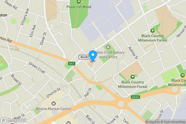 Map location for Mill Croft, Bilston, West Midlands, WV14 7PQ