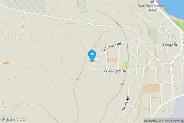 Map location for 42 St. Brides Road, Rothesay, Isle of Bute, Buteshire, PA20 0JP