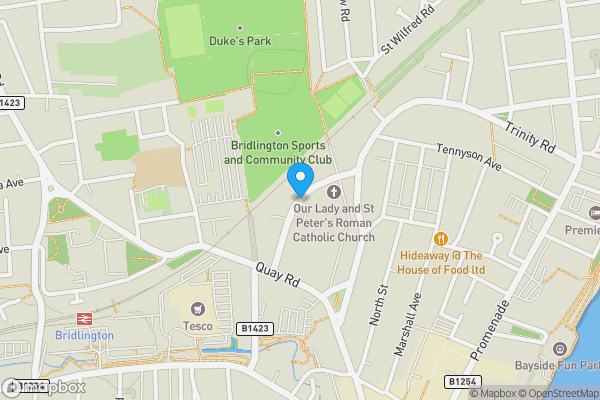 Map location for Field House Surgery, Victoria Road, Bridlington, East Riding Of Yorkshire, YO15 2AT