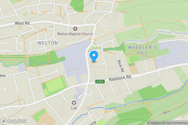 Map location for Development Site @, 17 Station Road, Midsomer Norton, BA3 2AZ