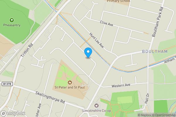 Map location for 27 Western Crescent, Lincoln, LN6 7TD