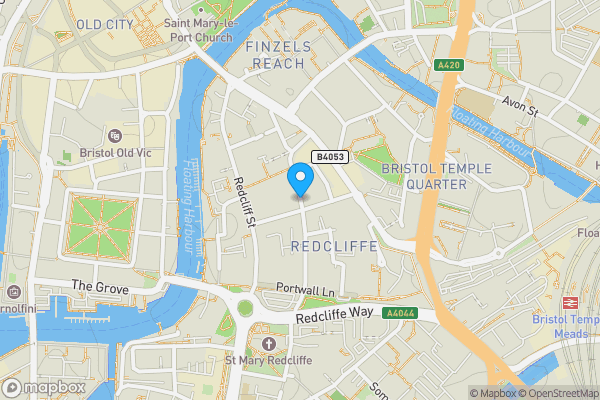 Map location for St. Thomas Street, Bristol, BS1 6WT