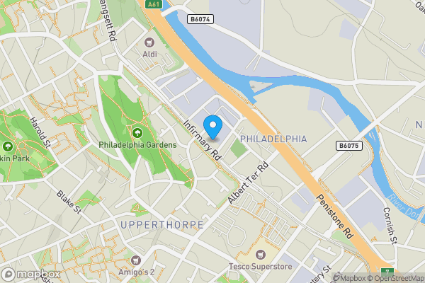 Map location for Apartment 5, Sovereign Point, 178 Infirmary Road, Sheffield S6 3DH