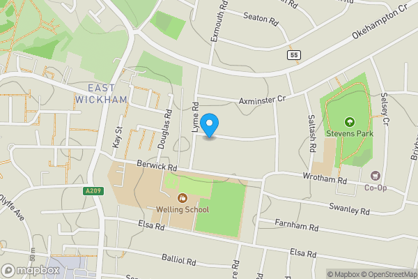 Map location for 4 Charmouth Road, Welling, Kent, DA16 1RH