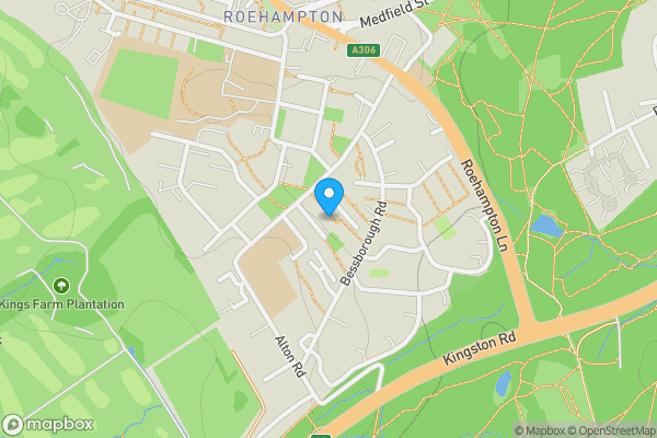 Map location for 10, Timsbury Walk, ROEHAMPTON, London, SW15 4LN