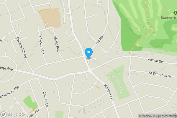 Map location for 676 Kenton Lane, , Harrow, , HA3 6AA