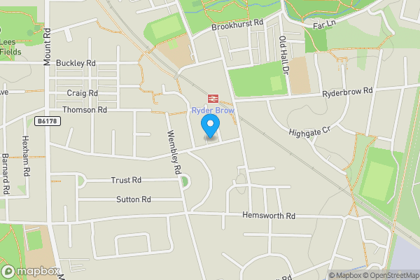 Map location for Land at Darras Road, Manchester M18 7PS