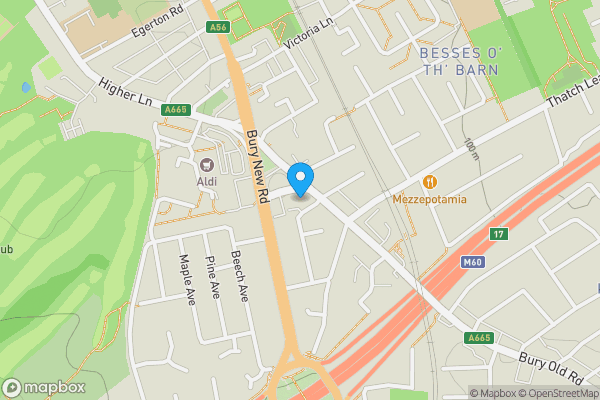 Map location for 145 the Atrium, Bury Old Road, Whitefield, Manchester, Greater Manchester M45 7AL