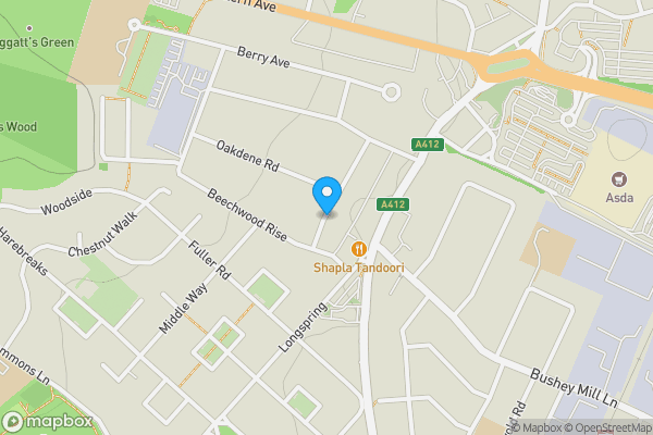 Map location for Hazel Tree Road, Watford, Hertfordshire, WD24 6RQ