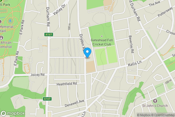 Map location for Bowes Lyon Court, 32 Dryden Road, Gateshead, Tyne And Wear, NE9 5BX
