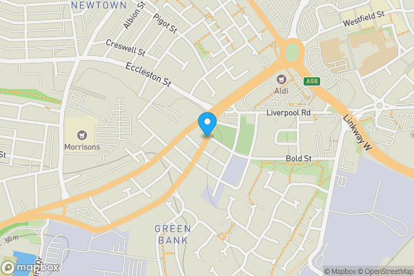 Map location for 8, Borough Road, ST. HELENS, Merseyside, WA10 3SY