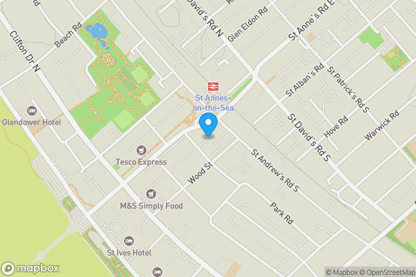 Map location for The Duckworth Building, Back West Crescent, Lytham St Anne's, Lancashire, FY8 1SQ