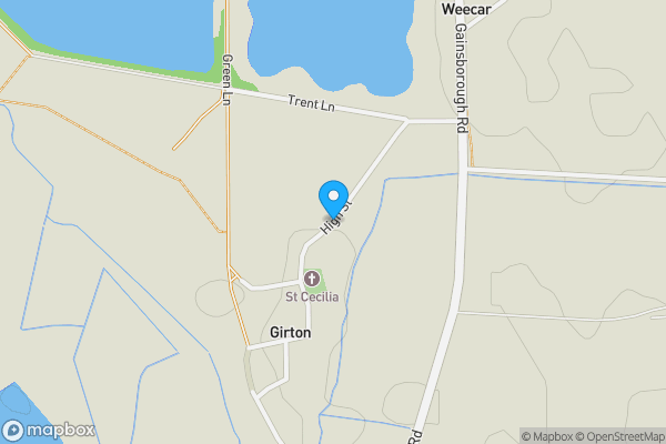 Map location for Chestnut Cottage High Street, Girton, Newark, Nottinghamshire, NG23 7JA