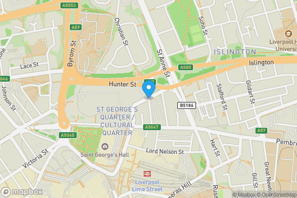 Map location for 9-11 Camden Street, Liverpool, Merseyside, L3 8JR
