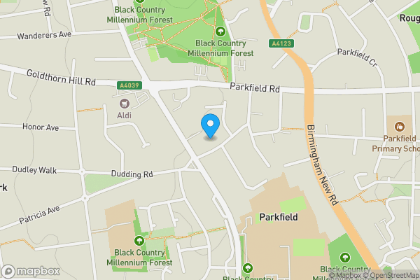 Map location for 546 Wolverhampton Road East, Wolverhampton, WV4 6AA