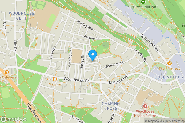 Map location for 17 Glossop Street, Leeds LS6 2LE