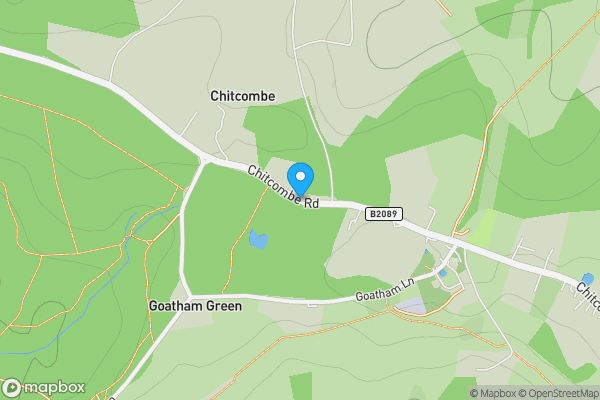 Map location for Land on the South side of Chitcombe Road, Broad Oak, Rye, East Sussex TN31 6EX