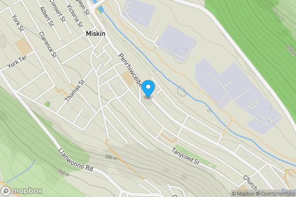 Map location for 188 Penrhiwceiber Road, Mountain Ash, CF45 3SW