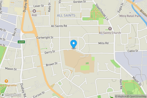 Map location for Caledonia Road, Wolverhampton, WV2 1HZ