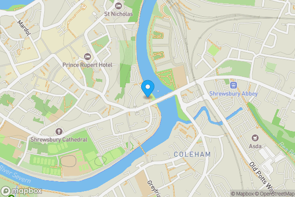 Map location for 6 English Bridge Court, Wyle Cop, Shrewsbury, SY1 1XH