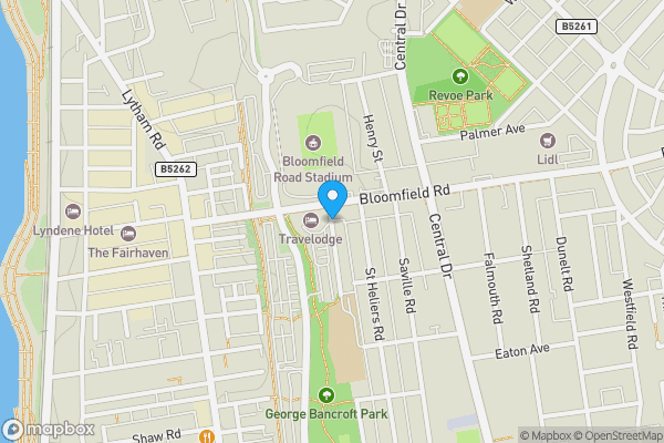 Map location for Seymour Road, Blackpool, Lancashire, FY1 6JH