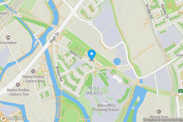 Map location for Flat 65 Aubrey Moore Point, Abbey Lane, Stratford, London, E15 2SA