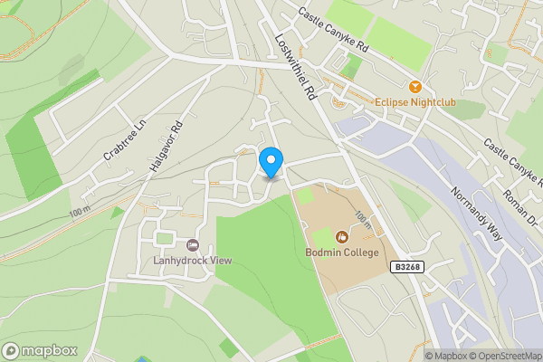 Map location for Helman Tor View, BODMIN, Cornwall, PL31 1RE